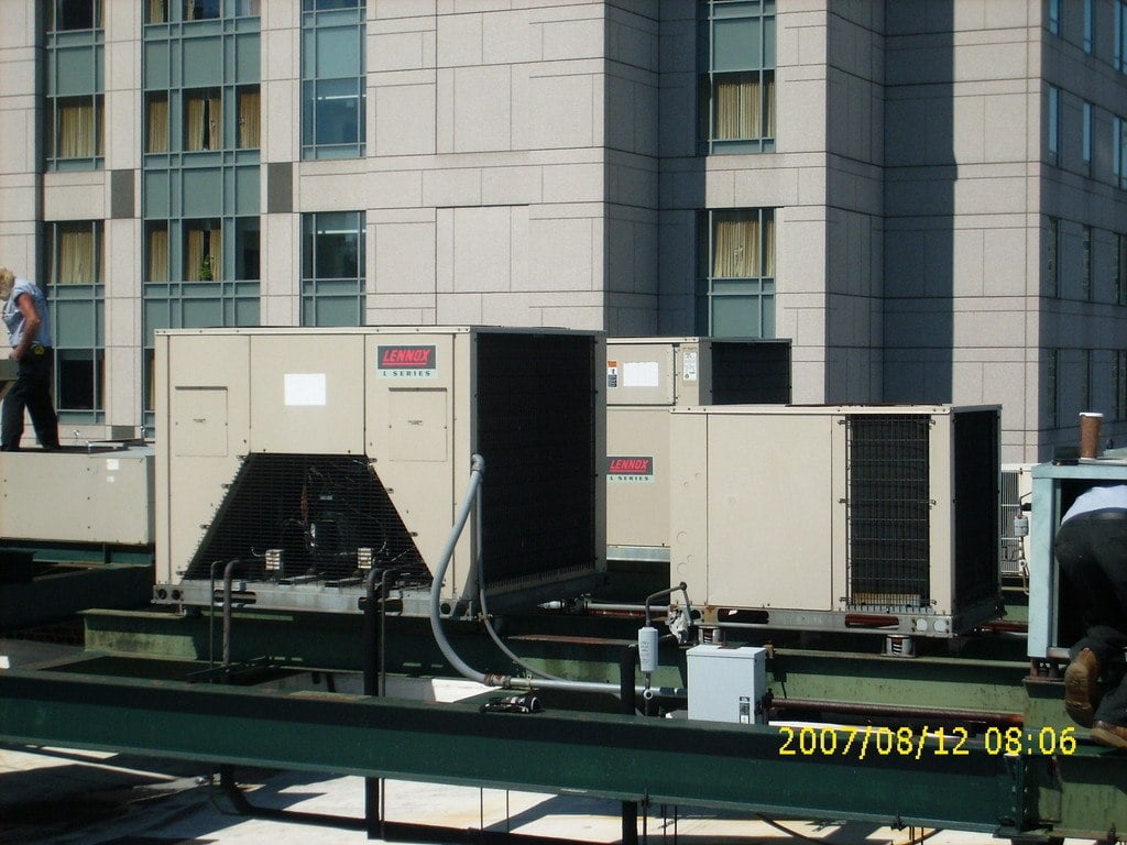 Commercial property exterior view